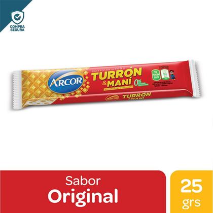 Imagem de Torrone Turron Y Mani Arcor 25g - Caixa Com 50 Unidades