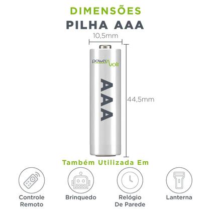 Imagem de Toshiba Recarregável AAA 950mAh 1.2v - Cart. c/2 un