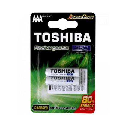 Imagem de Toshiba Recarregável AAA 950mAh 1.2v - Cart. c/2 un