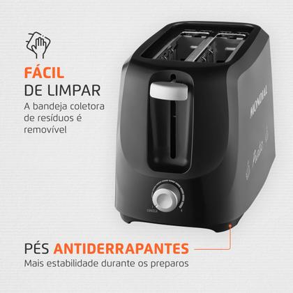 Imagem de Tostador de Pães Pratic, Mondial, 700W - T-18