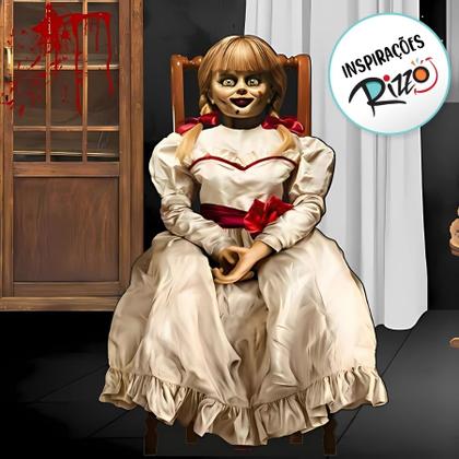 Imagem de Totem Decorativo de Halloween - Annabelle - 100x72cm - 1 unidades - Regina - Rizzo
