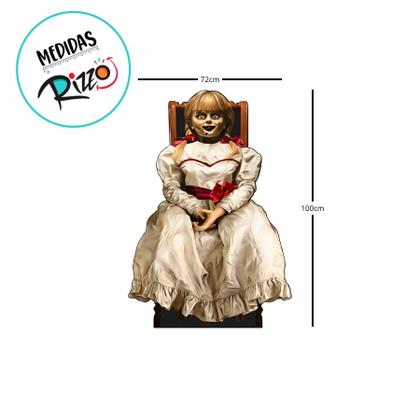 Imagem de Totem Decorativo de Halloween - Annabelle - 100x72cm - 1 unidades - Regina - Rizzo