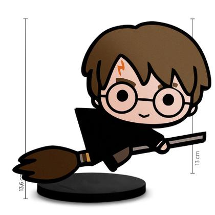 Imagem de Totem Médio Boneco Harry Potter 14cm + Base