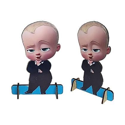 Imagem de Totens de Mesa Big Chefinho Kit com 5 Displays Aniversário Mdf Adesivado