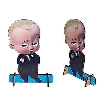 Imagem de Totens de Mesa Big Chefinho Kit com 5 Displays Aniversário Mdf Adesivado