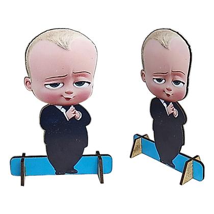 Imagem de Totens de Mesa Big Chefinho Kit com 5 Displays Aniversário Mdf Adesivado