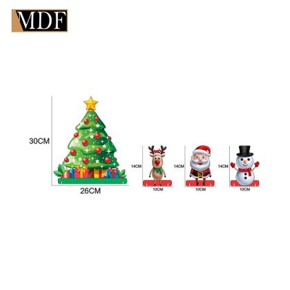Imagem de Totens de Mesa Decoração Natal Kit com 4 Displays Mdf Adesivado