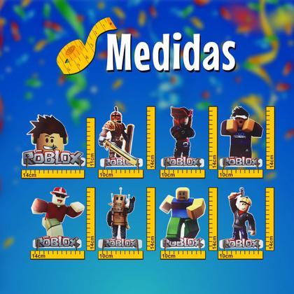 Imagem de Totens de Mesa Jogo Infantil Kit com 8 Displays Aniversário Mdf Adesivado