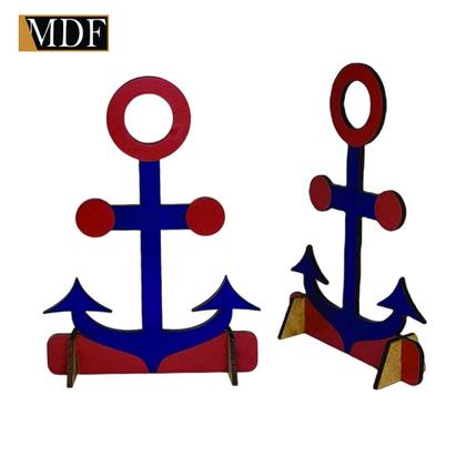 Imagem de Totens de Mesa Marinheiro Kit com 5 Displays Aniversário Mdf Adesivado