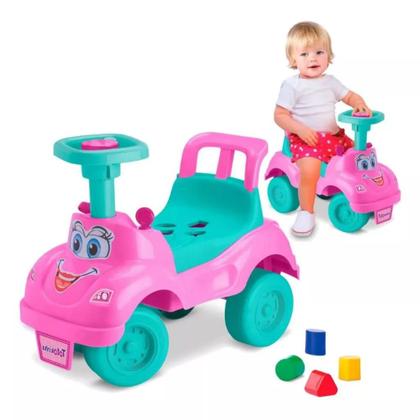 Imagem de Totokinha Clássica Bebê Triciclo Velotrol Motoca Carrinho Cor Rosa