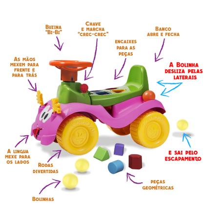 Imagem de Totokinha Totoka Bolinha Motoca Velotrol Infantil Bebe Menina