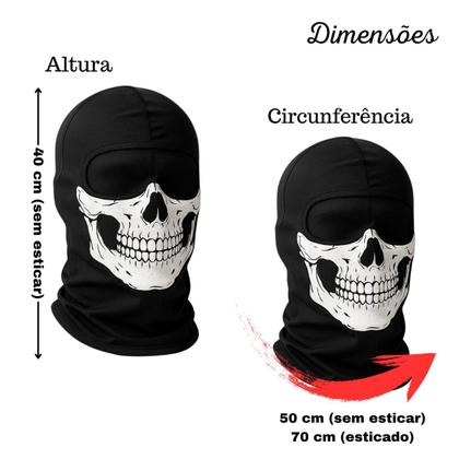 Imagem de Touca Balaclava Ninja Proteçao UV50+ Térmica Motoqueiro (Esqueleto/ Caveira)