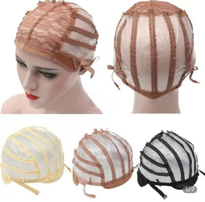 Imagem de Touca base para confeccionar tecer e fazer wig perucas half wig