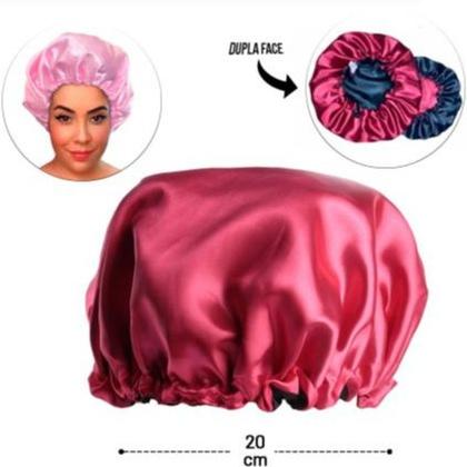 Imagem de Touca de Cabelo Cetim 60cm Dupla Face Antifrizz Color