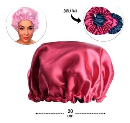 Imagem de Touca de Cabelo Cetim 60cm Dupla Face Antifrizz Color