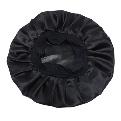 Imagem de Touca De Cetim Anti Frizz Com Faixa Dormir Conforto
