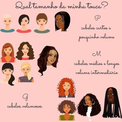 Imagem de Touca de Cetim Dupla Face Ajustável Antifrizz + Xuxinha