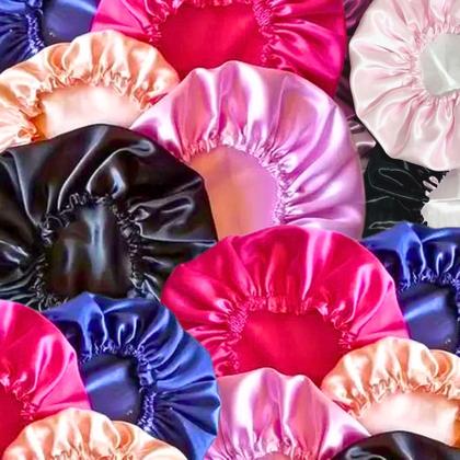 Imagem de Touca de Cetim Dupla-Face Color Anti-Friss Poli