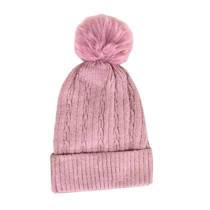 Imagem de Touca De Lã Gorro Adulto Inverno Frio Com Pompom Forrada