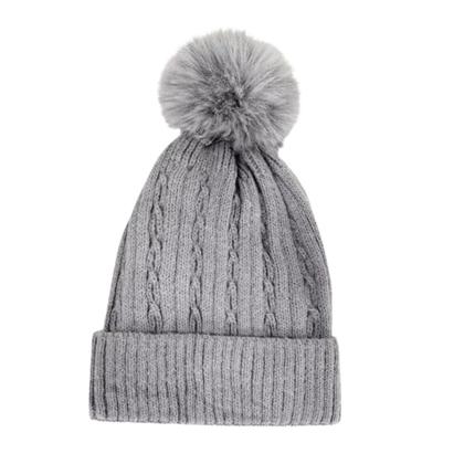 Imagem de Touca De Lã Gorro Adulto Inverno Frio Com Pompom Forrada