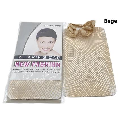Imagem de Touca De Malha Elástica Preta Esticável 4 Peças Rede De Cabelo Para Peruca
