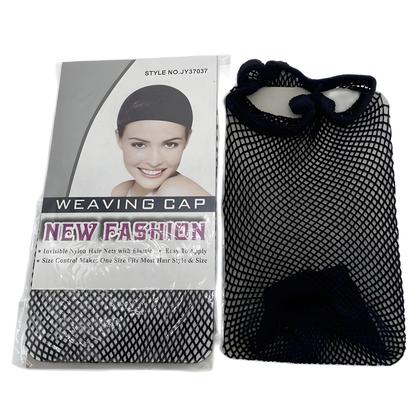 Imagem de Touca De Malha Elástica Preta Esticável 4 Peças Rede De Cabelo Para Peruca
