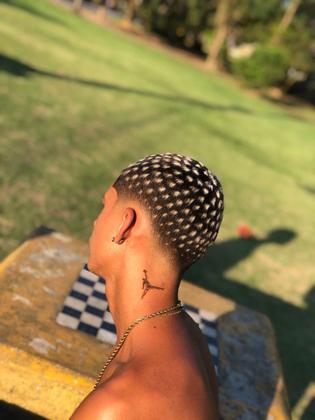 Imagem de Touca de reflexo mechas alinhadas Leon Barber