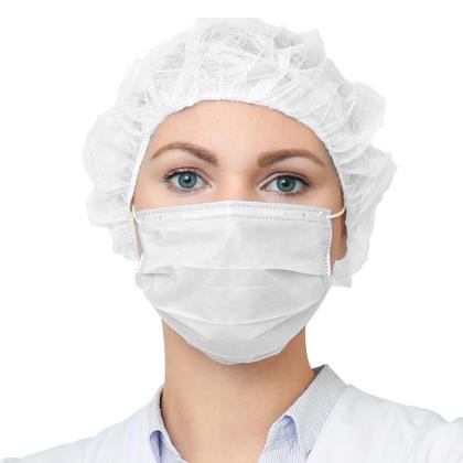 Imagem de Touca Descartável Tnt C/ Elástico C/100 Unidades C/ Nota