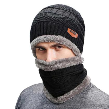 Imagem de Touca E Gola Balaclava Cachecol Proteção Contra Frio Intenso