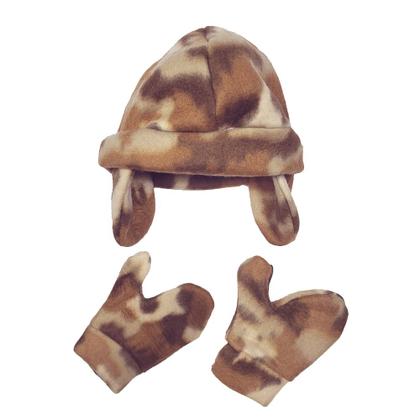 Imagem de Touca E Luva Bebê Em Plush Modelo Chaves Enxoval Quentinho