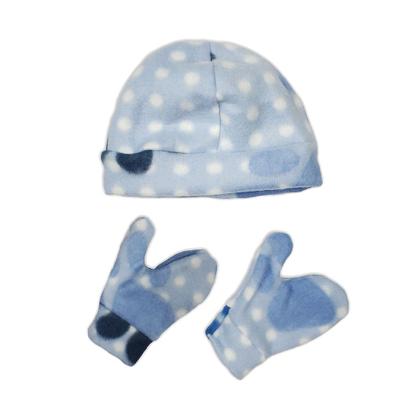 Imagem de Touca E Luva Bebê Em Plush Modelo Chaves Enxoval Quentinho