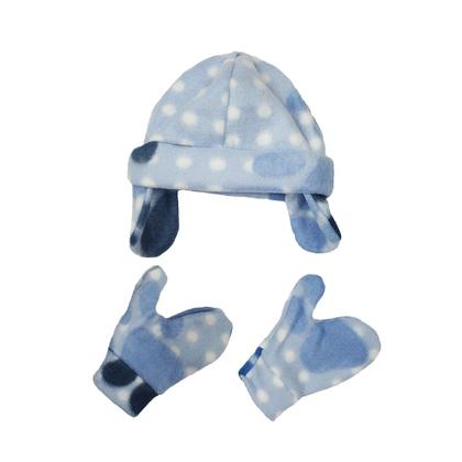 Imagem de Touca E Luva Bebê Em Plush Modelo Chaves Enxoval Quentinho