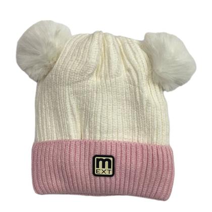 Imagem de Touca Gorro Capuz De Lã C/pompom Pelúcia Cores Liso