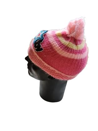 Imagem de Touca Gorro Infantil Cor Menina Inverno Com Pompom