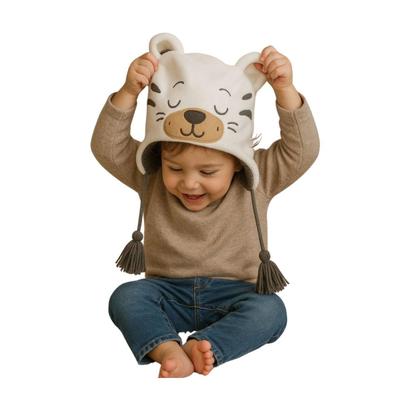Imagem de Touca Gorro Infantil Peluciado Inverno Pimpolho Quentinha 1 A 3 Anos