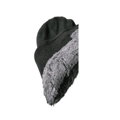 Imagem de Touca Gorro Inverno Frio Lã Forrada Peluciada Preta