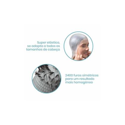 Imagem de Touca Para mechas e Luzes Sparta Dompel 2400 furos