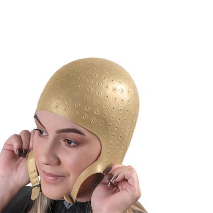 Imagem de Touca para Mechas Luzes Romana Reflexos Cores Siliconada Profissional Dompel