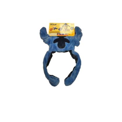 Imagem de Touca Pelúcia Stitch Disney Com Movimento Orelhas Que Mexem Cosplay Fantasia Infantil