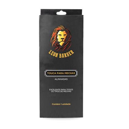 Imagem de Touca Silicone Caroço Mechas Alinhadas Tamanho P Leon Barber