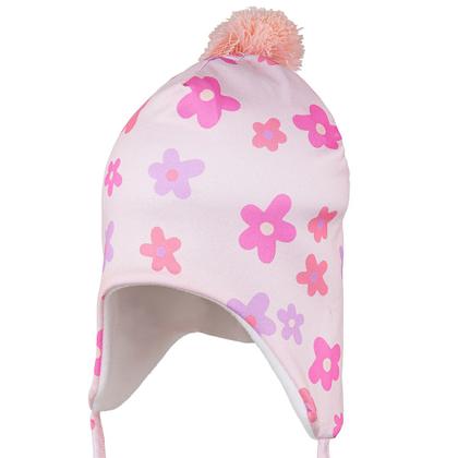 Imagem de Touca Térmica Bebê e Infantil Energy Thermo Dry Flores Rosa Everly