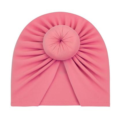 Imagem de Touca Turbante Infantil com Nó Central De Meninas Moda