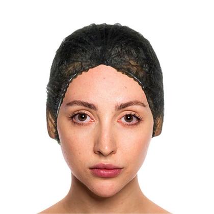 Imagem de Touca Vabene Tnt Descartável Preta C/12 Uni Tam:único