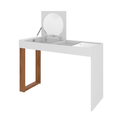 Imagem de Toucador Com Espelho Chinatown Branco Fosco Cinamomo