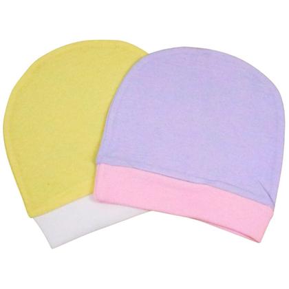 Imagem de Toucas Tocas Para Bebe Recém Nascido Kit C/ 5 Unidades