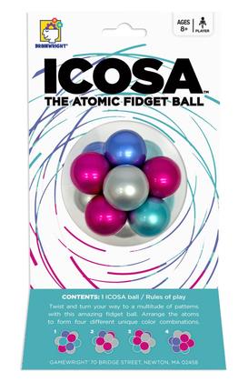 Imagem de Toy Brainwright Icosa Ice Atomic Fidget Ball Twist Turn