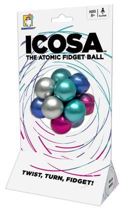 Imagem de Toy Brainwright Icosa Ice Atomic Fidget Ball Twist Turn