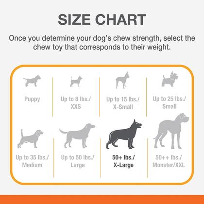 Imagem de Toy Chew Toy Nylabone Power Chew Axis Bone para cães GG