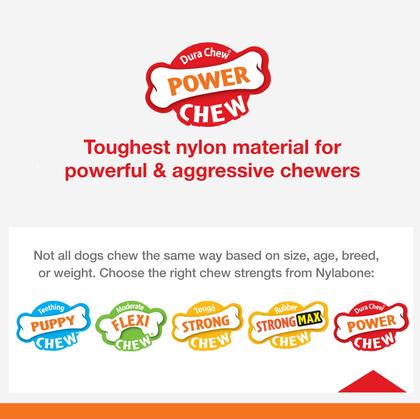 Imagem de Toy Chew Toy Nylabone Power Chew Axis Bone para cães GG