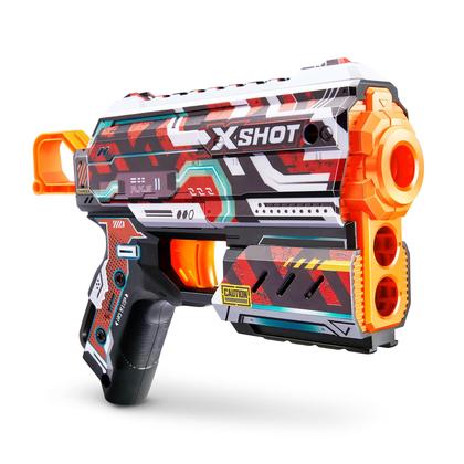 Imagem de Toy Foam Blaster XShot Skins Flux Blaster com 16 dardos, pacote com 2